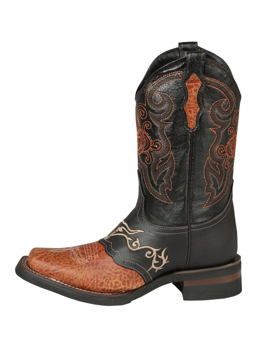 Bota Rodeo El General - Vino Loco con Bordado 40667