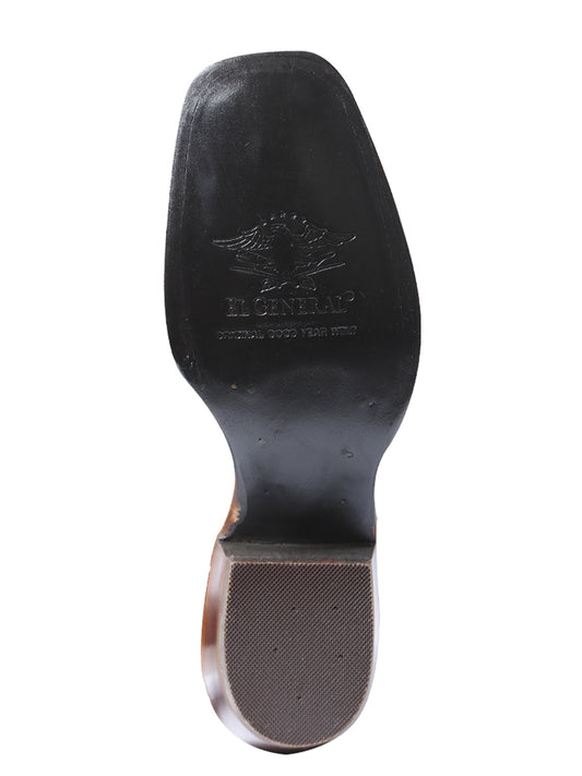 Bota de Rodeo El General - Gamuza Café 42025