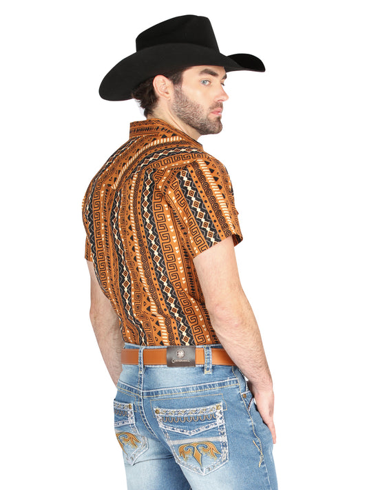 Camisa Western El General - Mostaza 44455
