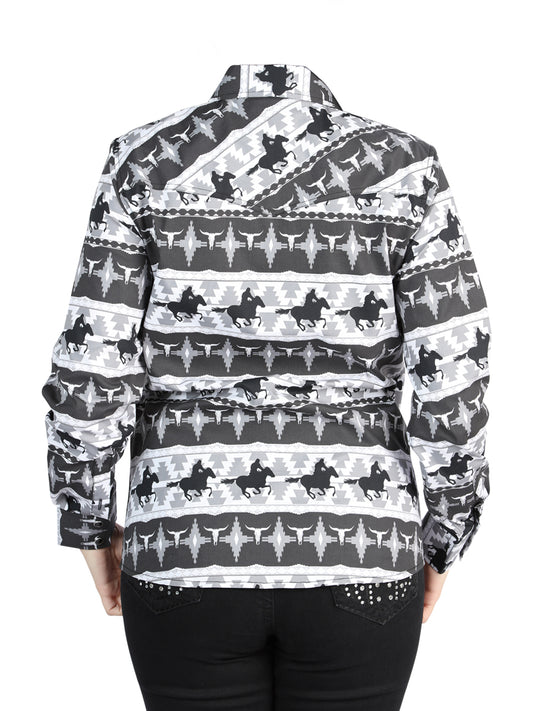 El General - Camisa informal de manga larga - Negro 44479