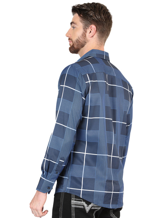 Camisa informal de manga larga General Blue 44600