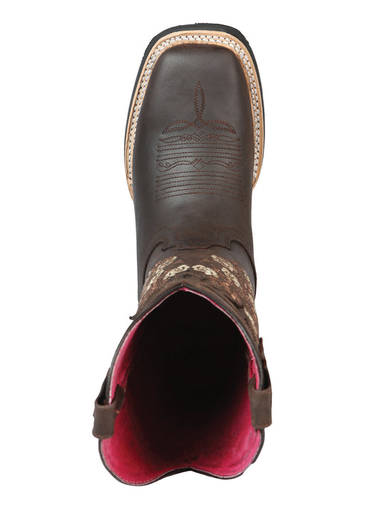 Bota Vaquera Rodeo El General - Marrón Loco 44635