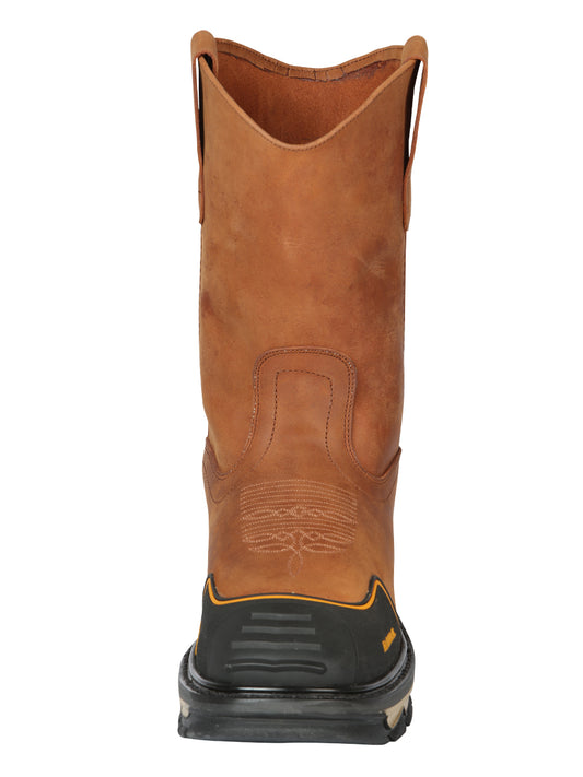 Bota de Trabajo para Hombre El General - Piel Crazy - Kansas 44689