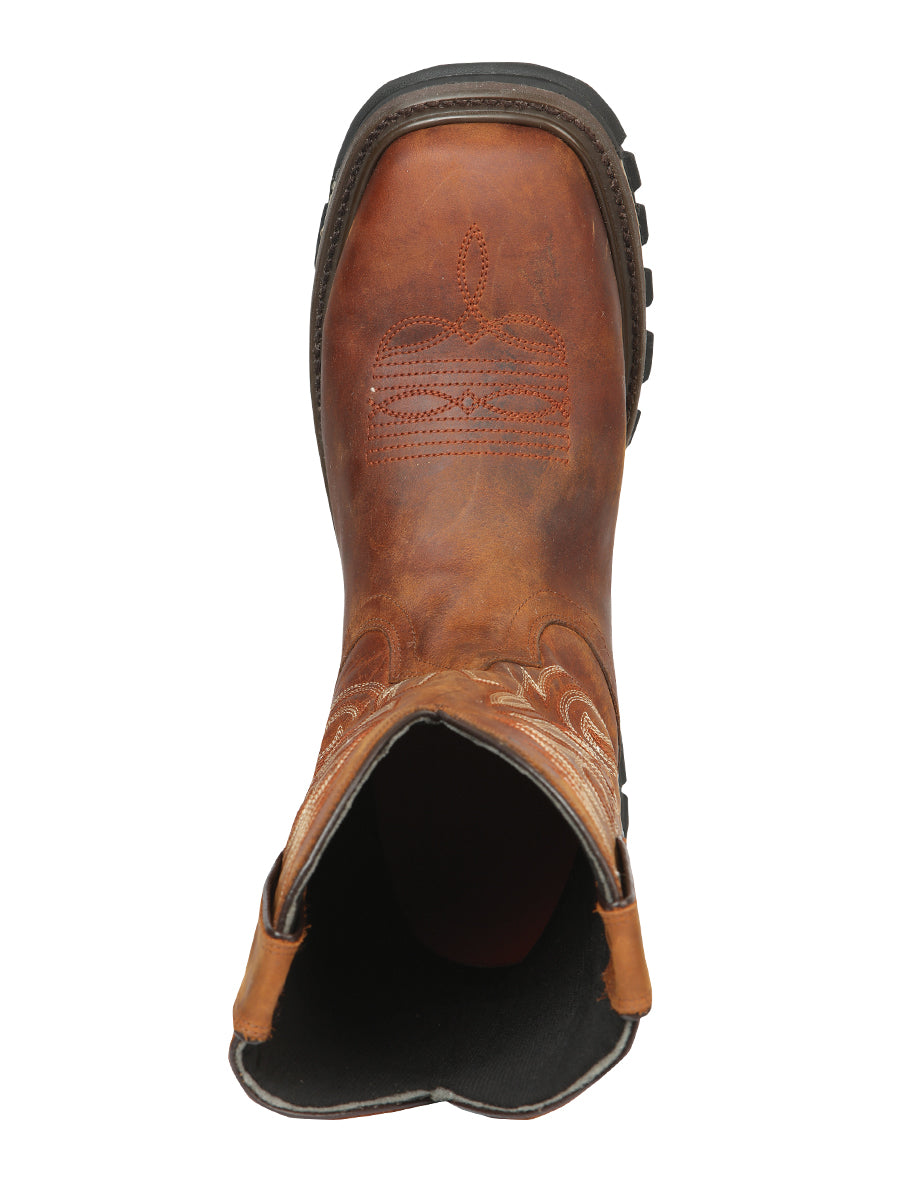 El General Rodeo Work Boot - Leather Wisky 44695