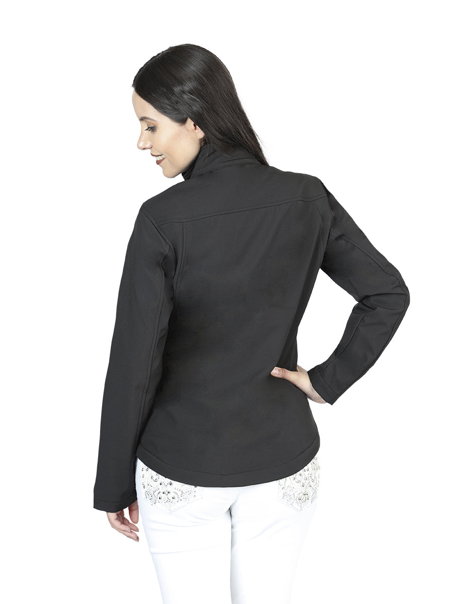 Womens Zipper Jacket Black 127081