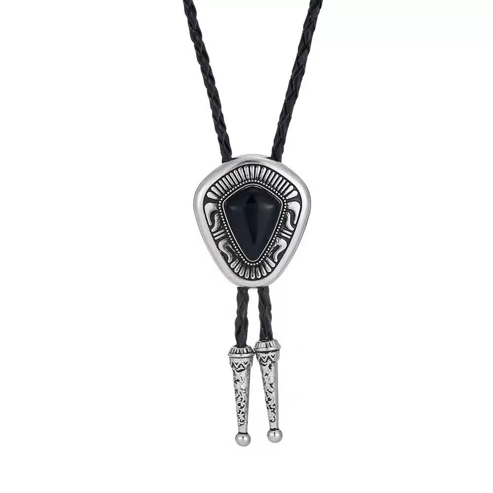 Western Cowboy Triangle Onex Bolo Tie