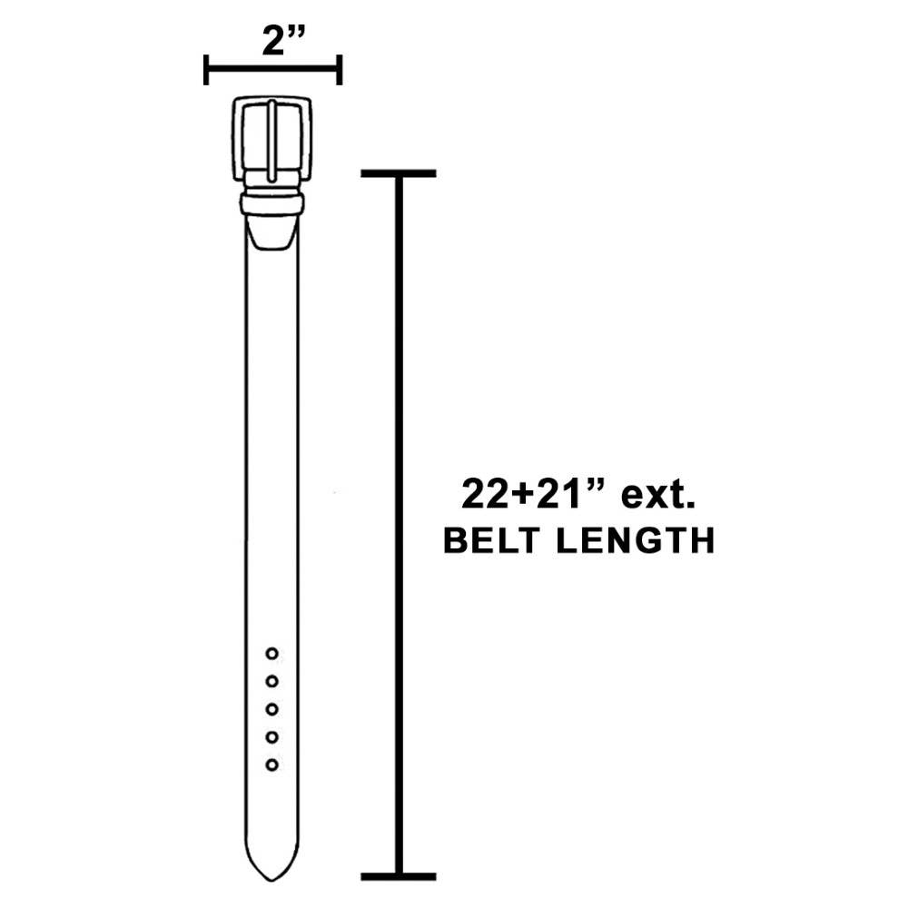 Western Turquoise Stud Floral Concho Chain Belt