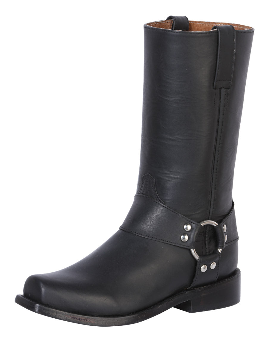 El General Biker Boot - Waxy Black 134