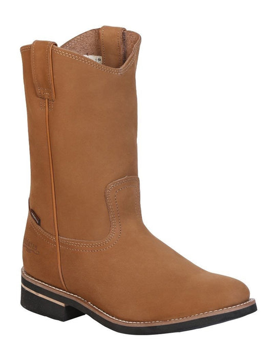 Bota de Trabajo para Hombre Establo - Cuero Nobuck - Canela 303