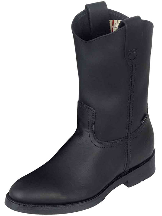 Bota de trabajo Establo para hombre - Cuero Grasso - Negro 311