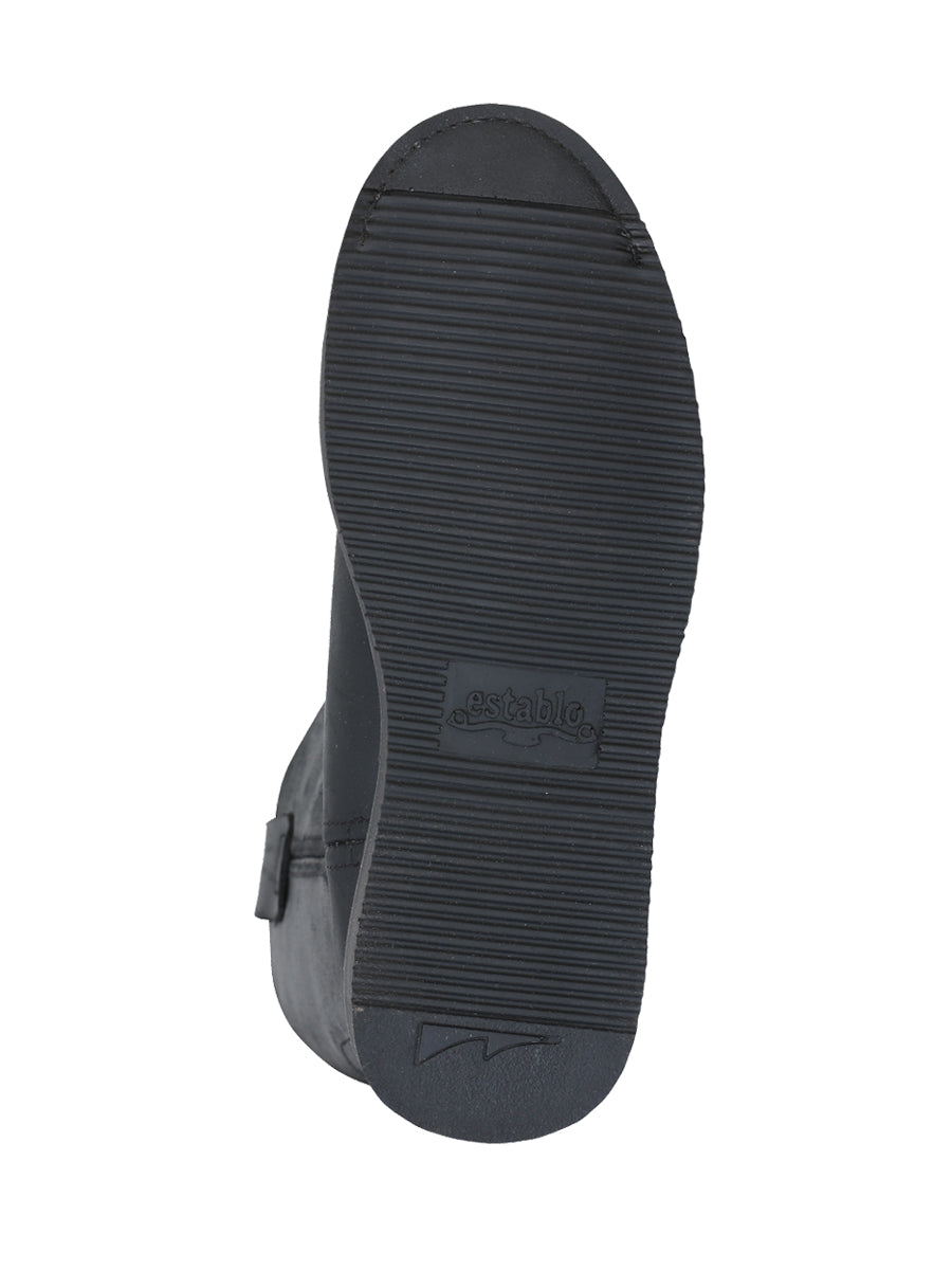 Establo Men’s Work Boot Grasso Leather

 - Black 312