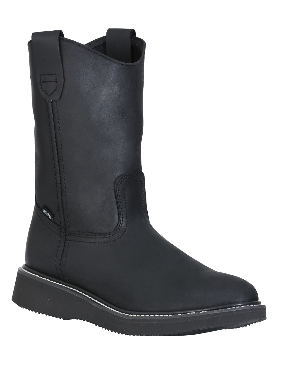 Establo Men’s Work Boot Grasso Leather

 - Black 312
