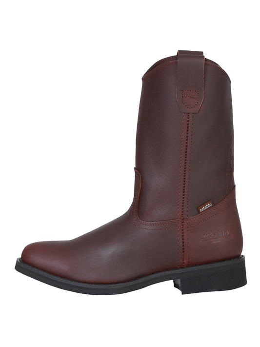 Bota de trabajo para hombre Establo - Cuero Grasso - Shedron 316