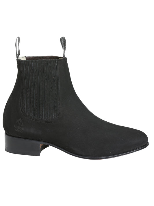Bota Charra Canelo - Nobuck Negro 3663