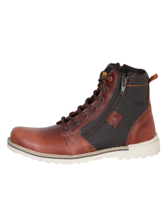 Bota de trabajo Procliff Protection Pull Up - Color vino 35209