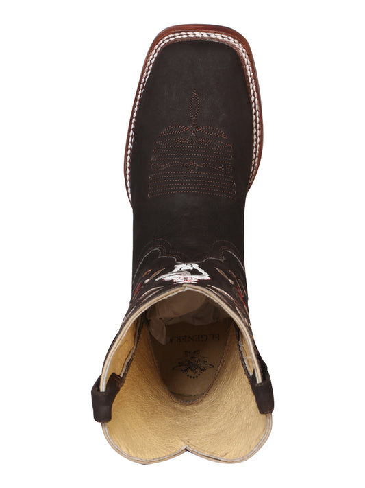 Bota de Rodeo para Mujer El General - Marrón Oscuro 42974