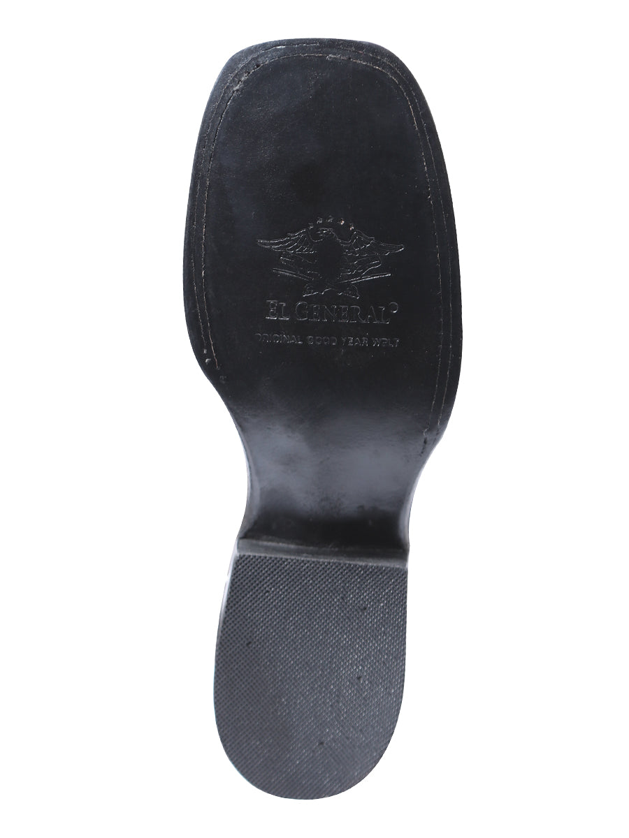 El General Ladies Rodeo Boot- Crazy Black 42976