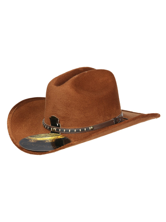 Sombrero vaquero El General de gamuza para niños, tabaco 44244