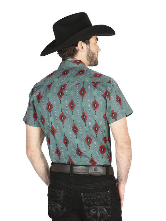 Camisa Western El General - Menta 44463