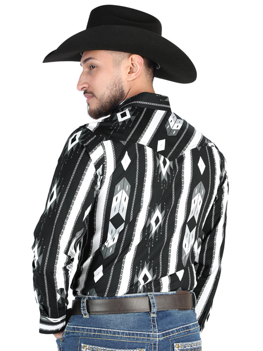 El General - Camisa informal de manga larga - Negro 44475