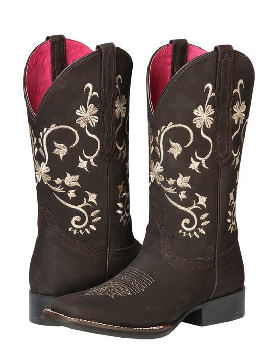 Bota Vaquera - El General Rodeo - Mujer - Nobuck Café 44642