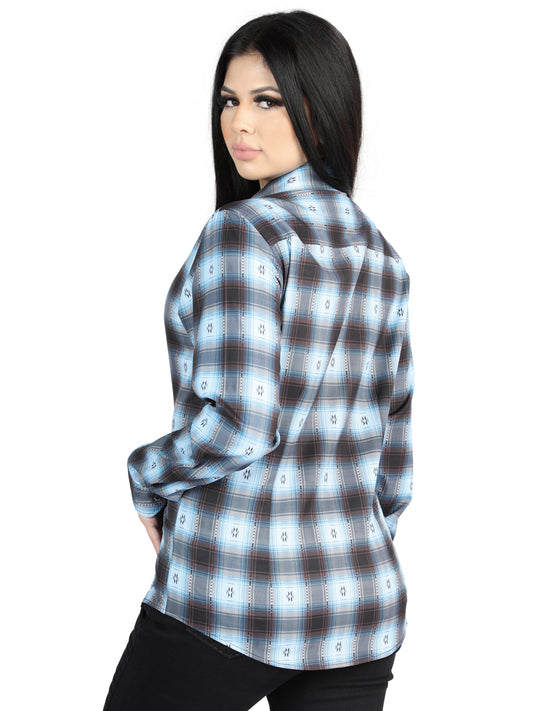 El General - Camisa informal de manga larga - Negro/Beige 44719