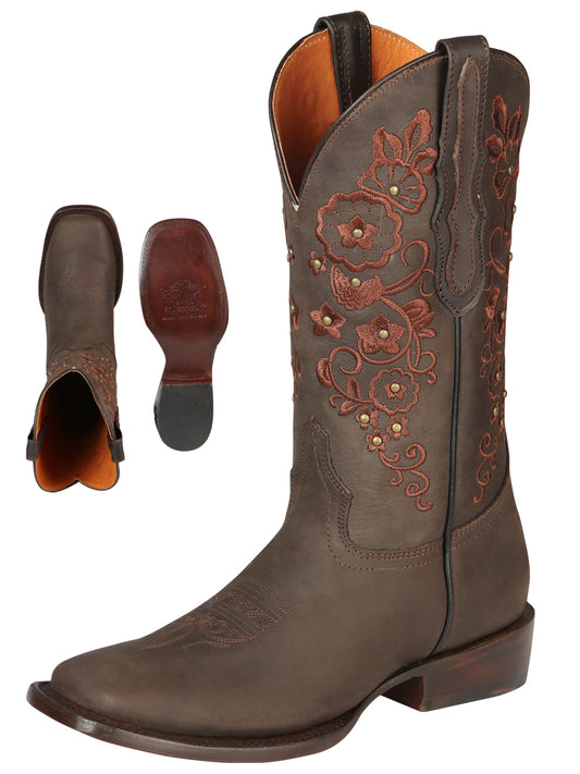 El General Women’s Rodeo Boots Crazy Leather - Brown

  44847