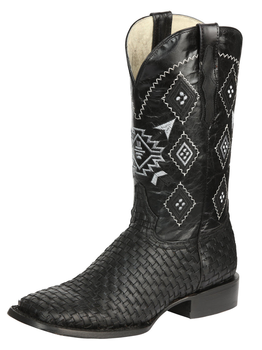 El General Men’s Petatillo Crazy Black Rodeo Boots 44884