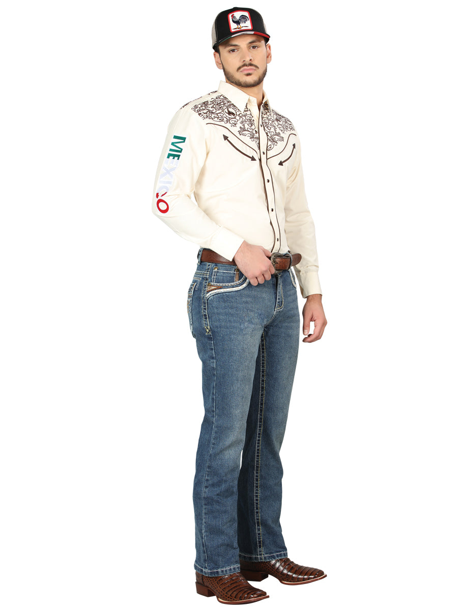 Centenario Bootcut Denim Jeans - Dark Blue 44969