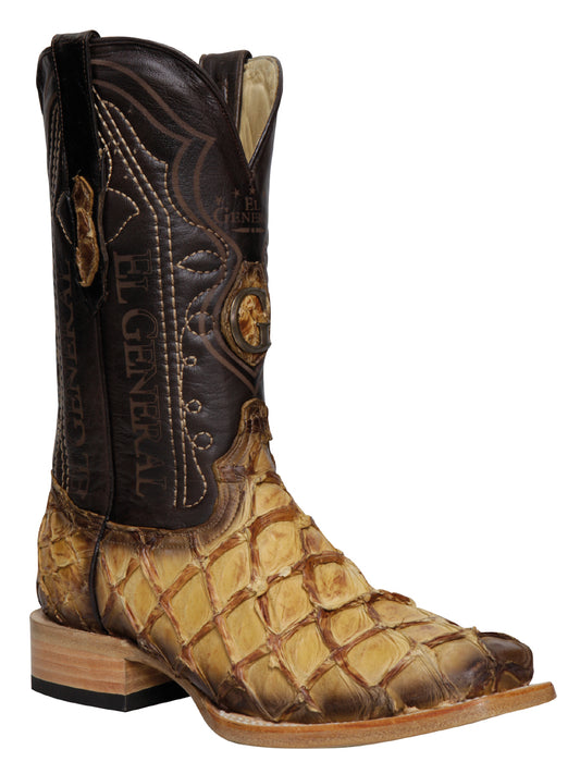 Botas vaqueras Orix El General para hombre, estilo exótico, de pez monstruo - 45086