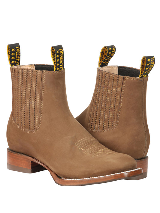 Botines de hombre El General - Nobuck Marrón 45338