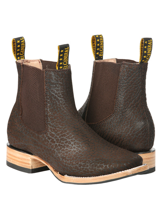 Botines de hombre El General - Piel Bull Neck Moka 45341