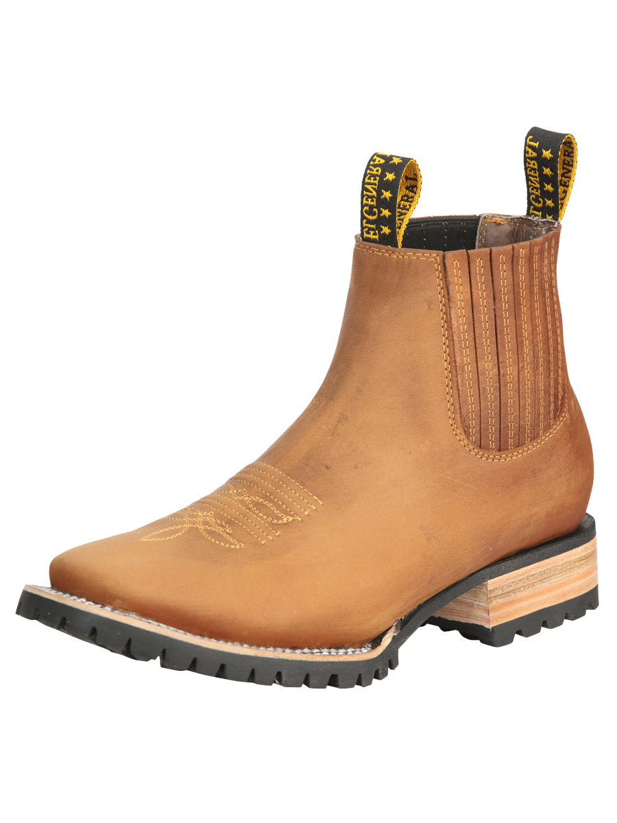 El General Men’s Ankle Boots - Crazy Horse Papaya 45342