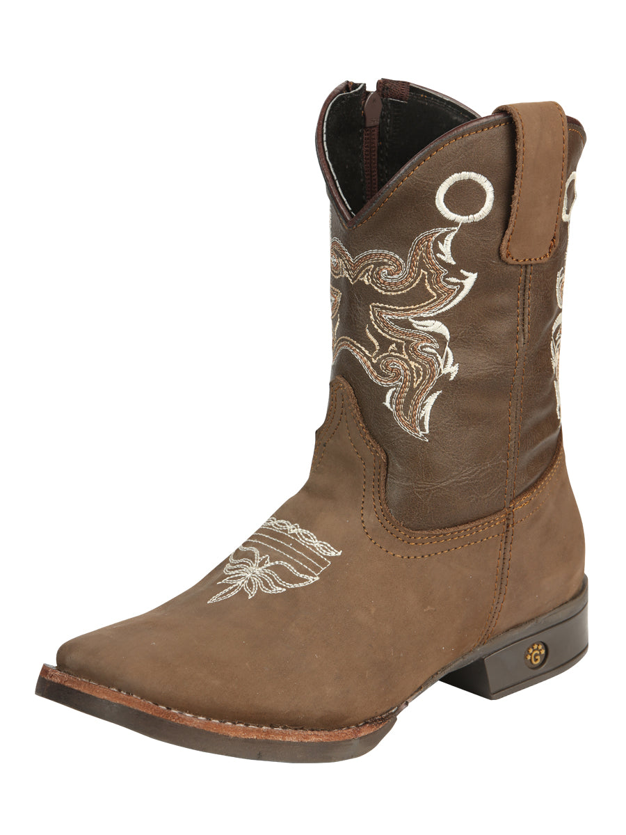 El General Kids Rodeo Boots - Taupe 45387