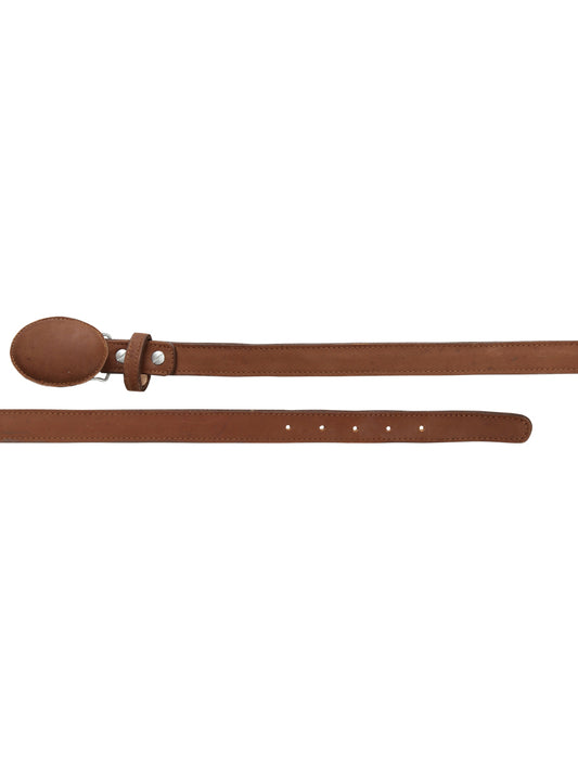 Cinturón Western para Niños - El General Nobuck Roble 45443