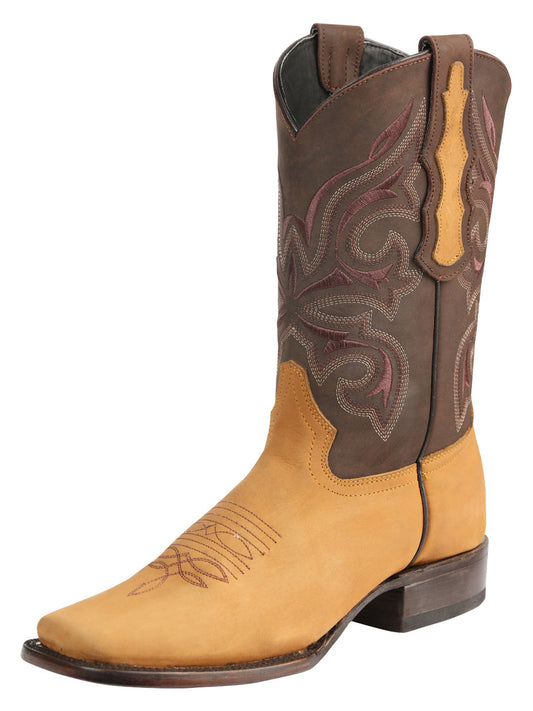 El General Men’s Rodeo Boots - Papaya 45526