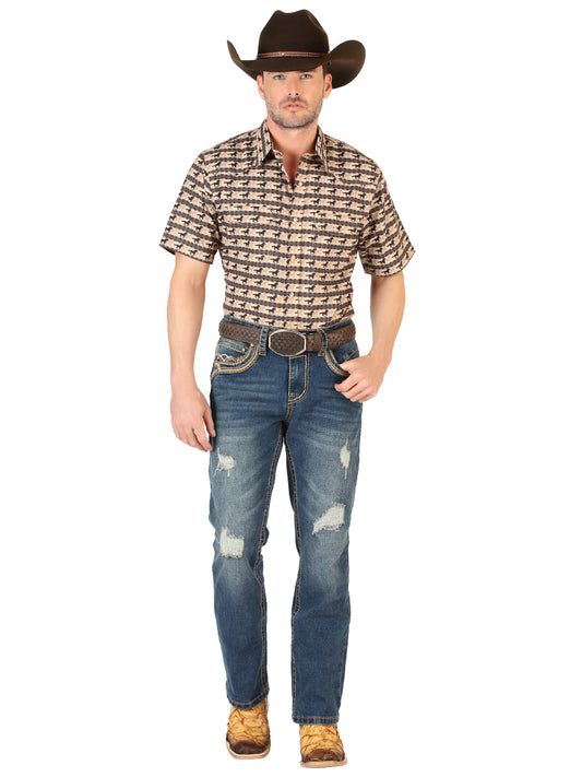 Vaqueros Centenario Bootcut de Hombre - Azul Oscuro 45534