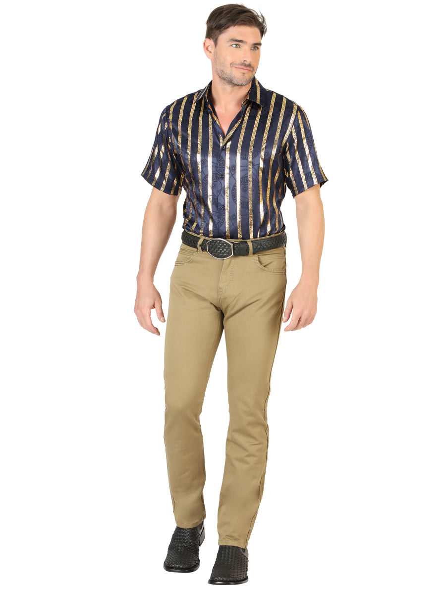 Centenario Slim Fit Denim Pants - Khaki 45542