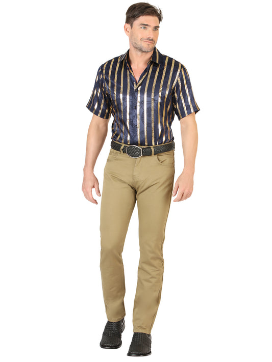 Pantalones de mezclilla Centenario Slim Fit - Caqui 45542