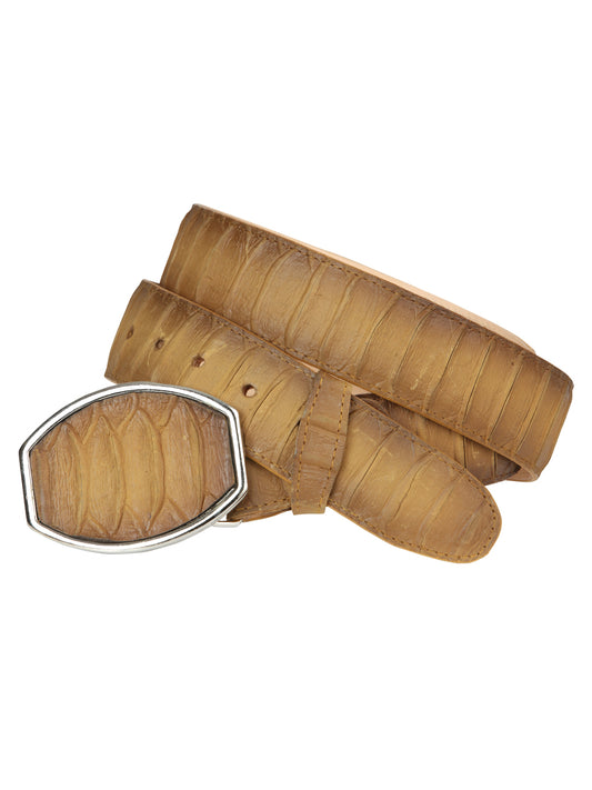 Cinto Vaquero para Hombre El General Imitación Pitón - Miel 45571