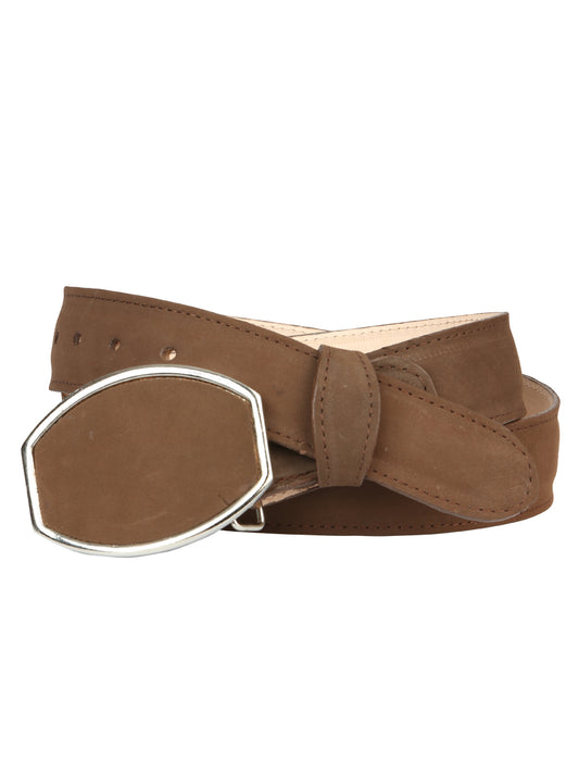 Cinturón Vaquero para Hombre El General Nubuck - Camel 45576