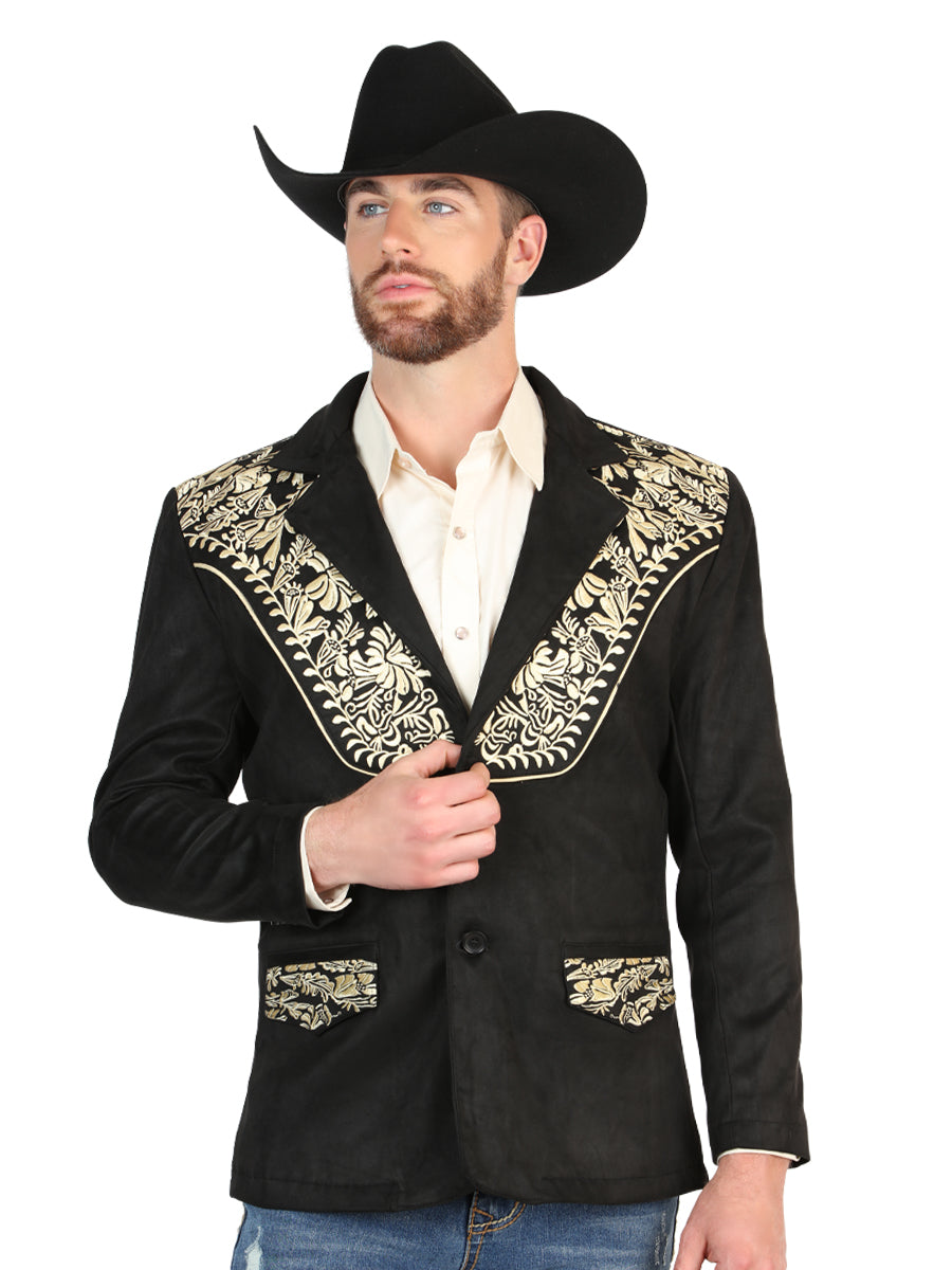 El General Men’s Suede Blazer - Black 45647 – EL CENTENARIO WESTERN WEAR