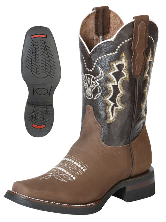 Bota El General Rodeo - Nobuck Camel 51113