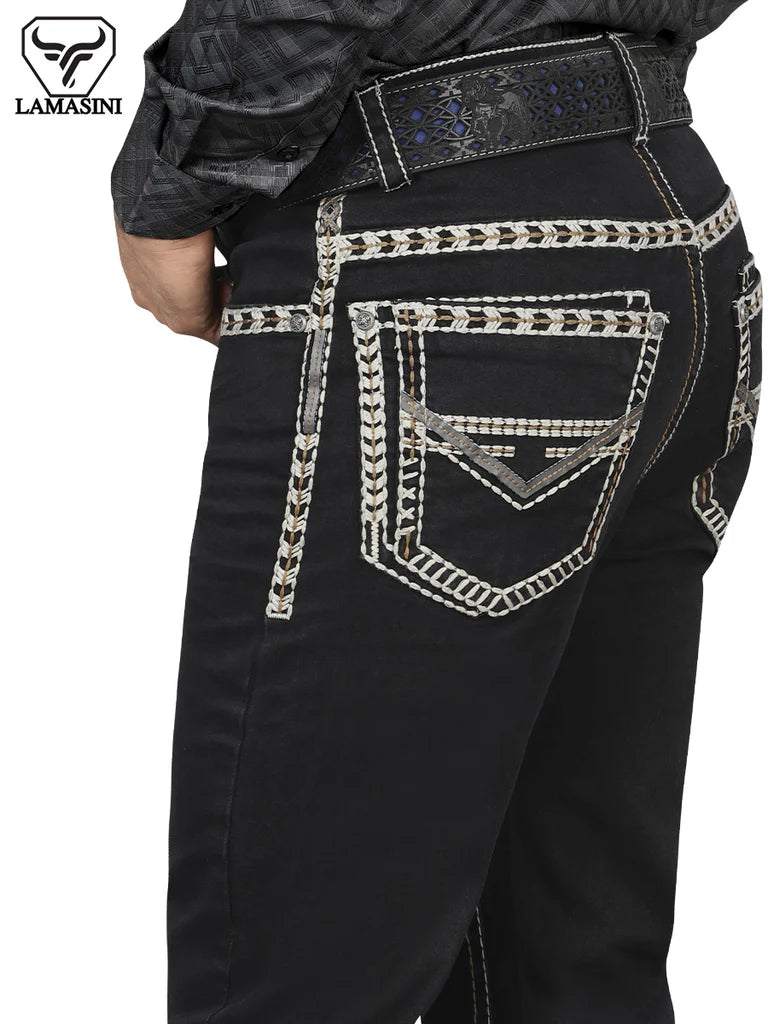 Lamasini Modern Boot Cut Denim Jeans