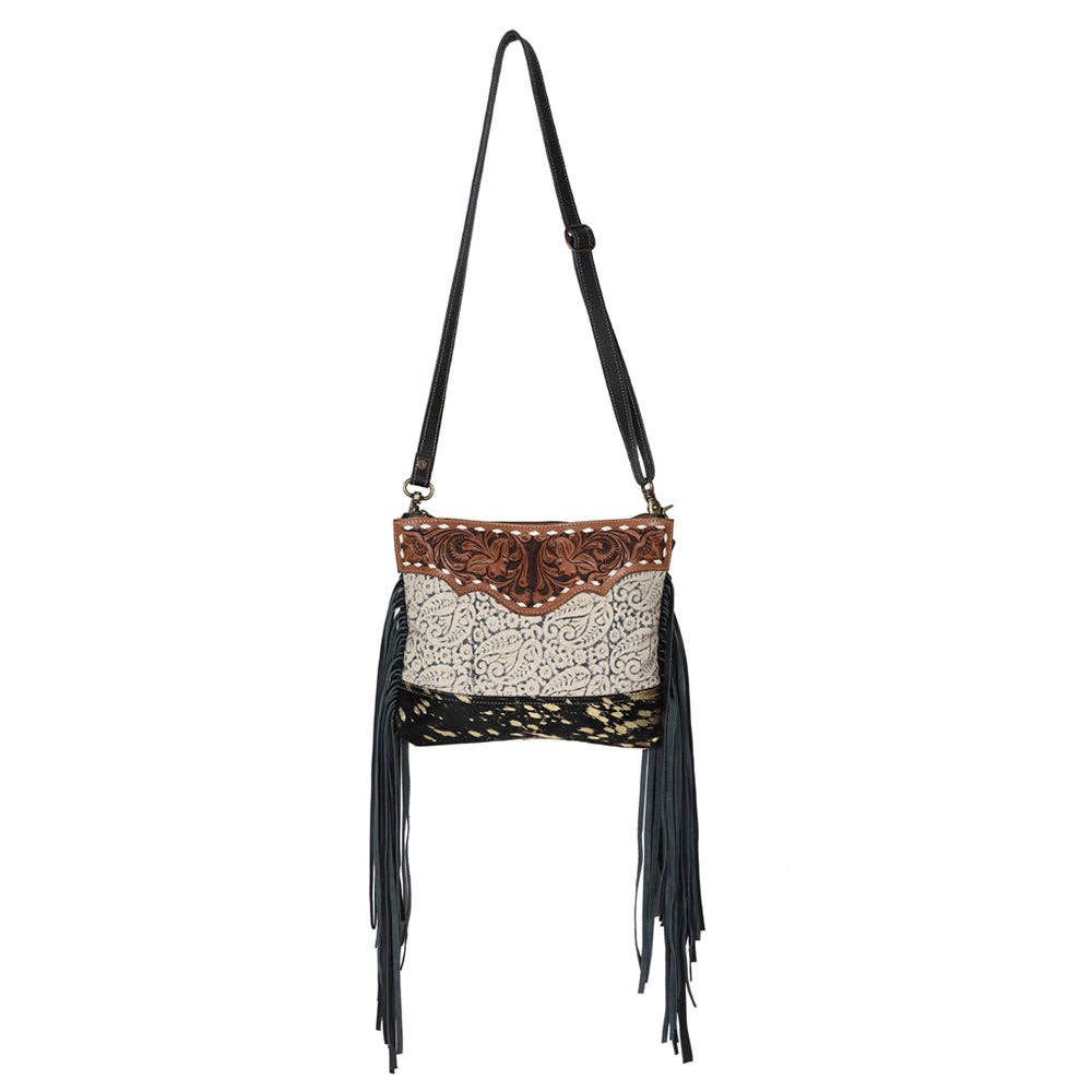 LC-OHV215 Crossbody Upcycled Canvas Ladies Bag