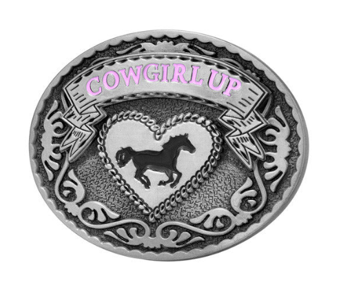 Cowboy Up Belt Buckle 1257