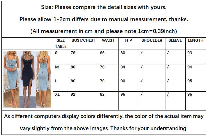 U-Neck Halters Casual Denim Dress