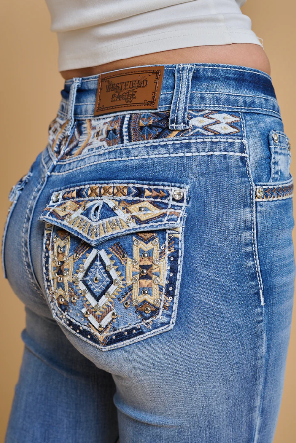Westfield Aztec Bootcut Jeans