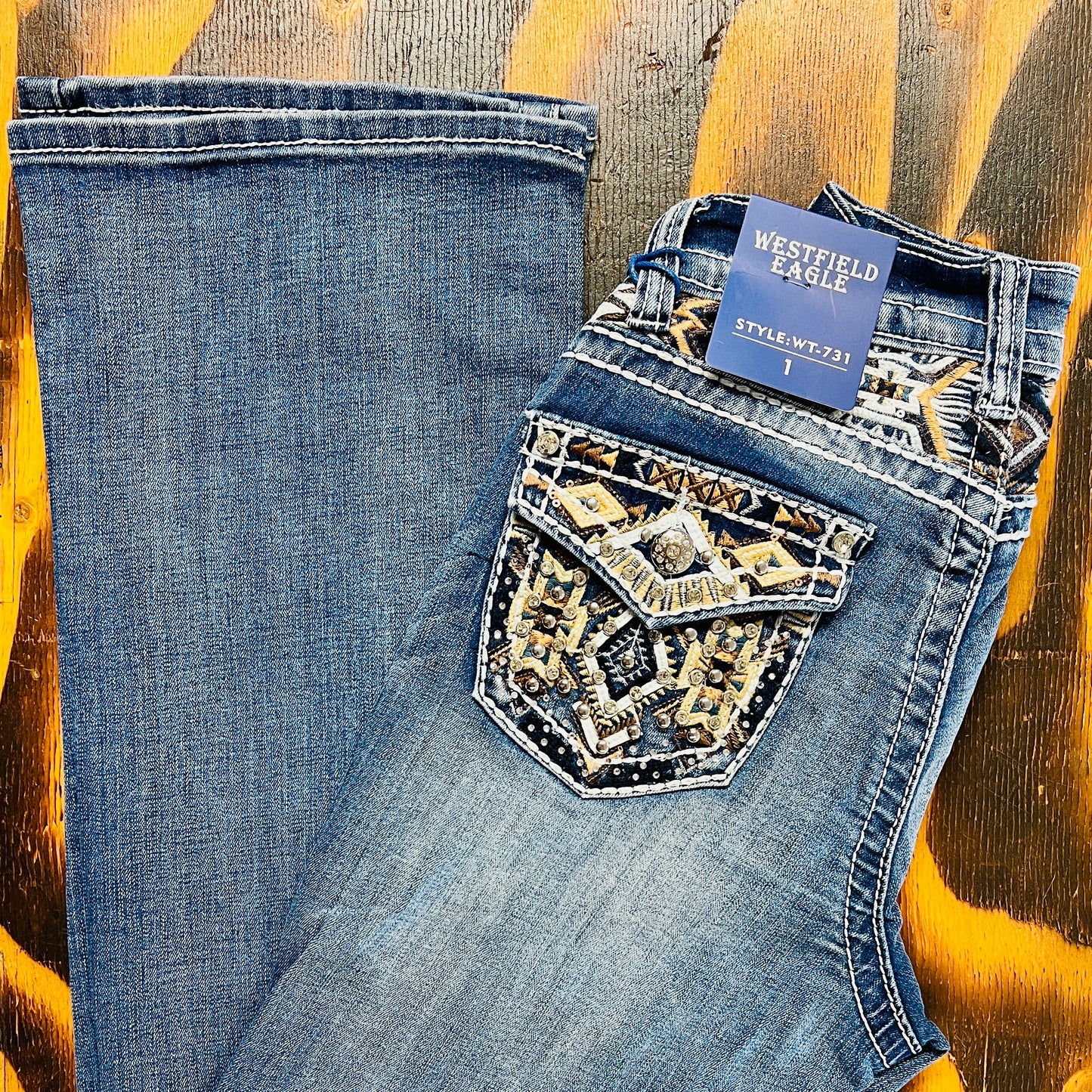 Westfield Aztec Bootcut Jeans